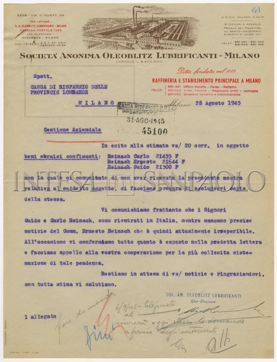 Le imprese: sequestri e confische