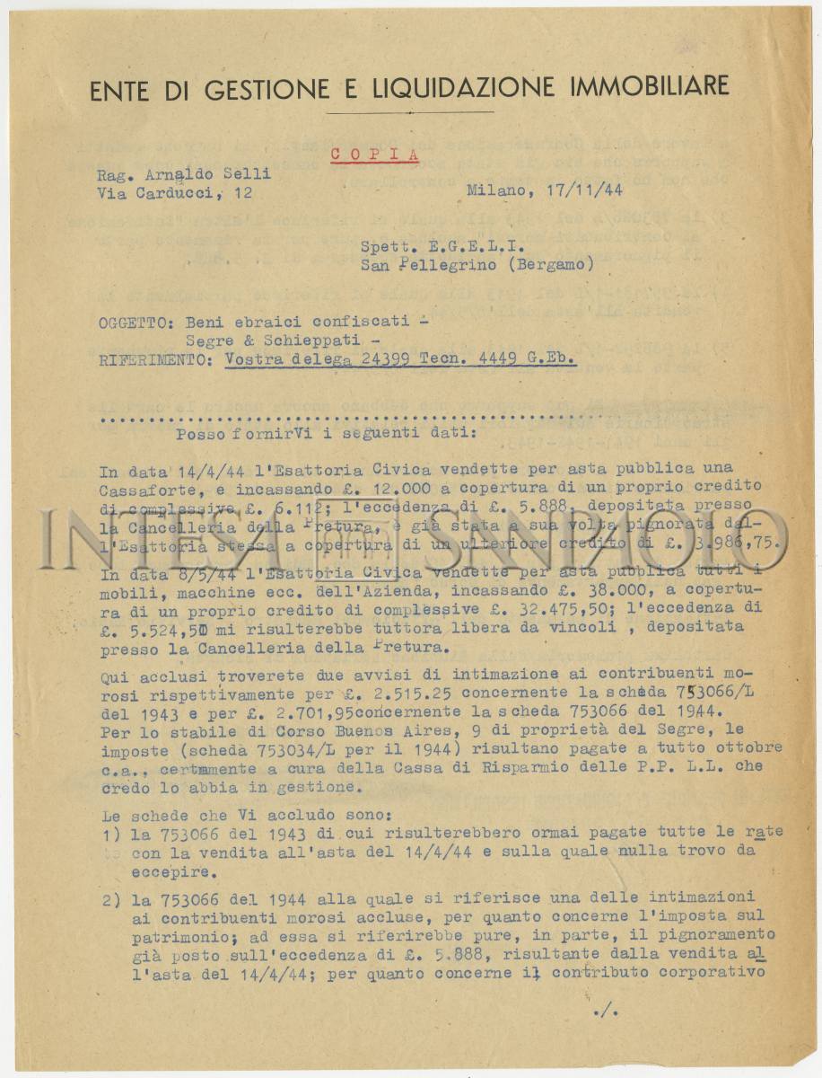 Le imprese: sequestri e confische