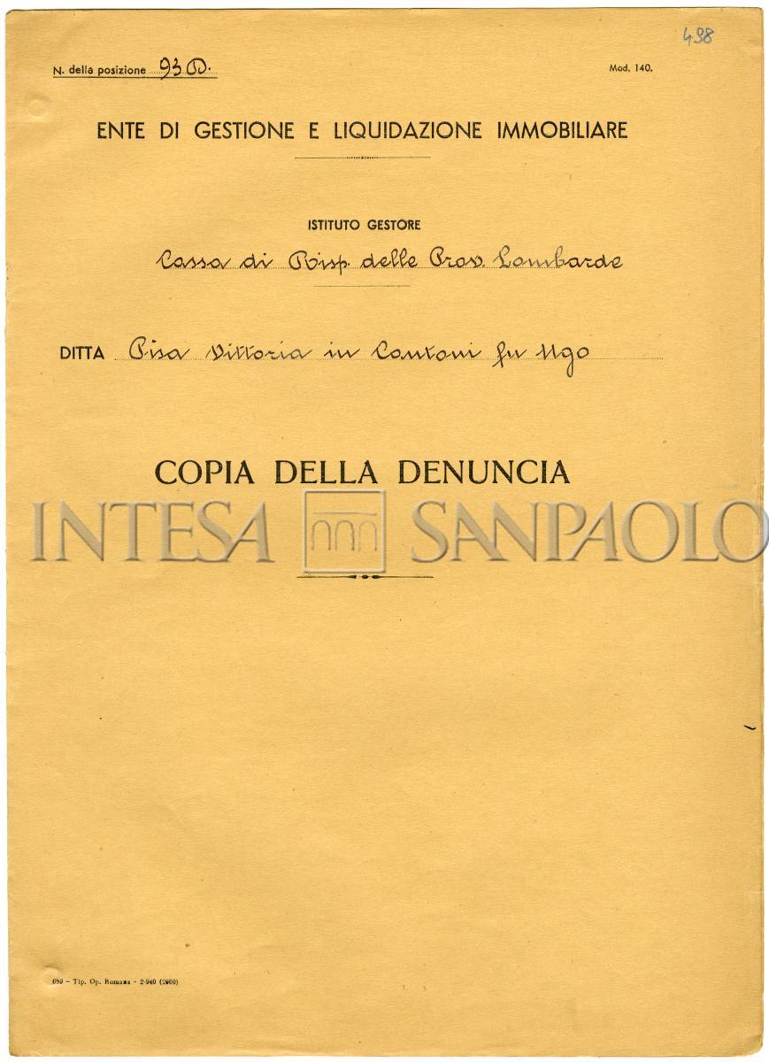 Gli espropri delle proprietà ebraiche, 1939-1943