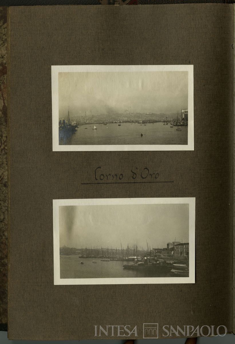 Album di viaggio nei Balcani di Toeplitz Lodovico e Rossi Adolfo, Corno d'Oro, 19 luglio 1919 - settembre 1919 (fotografo sconosciuto)