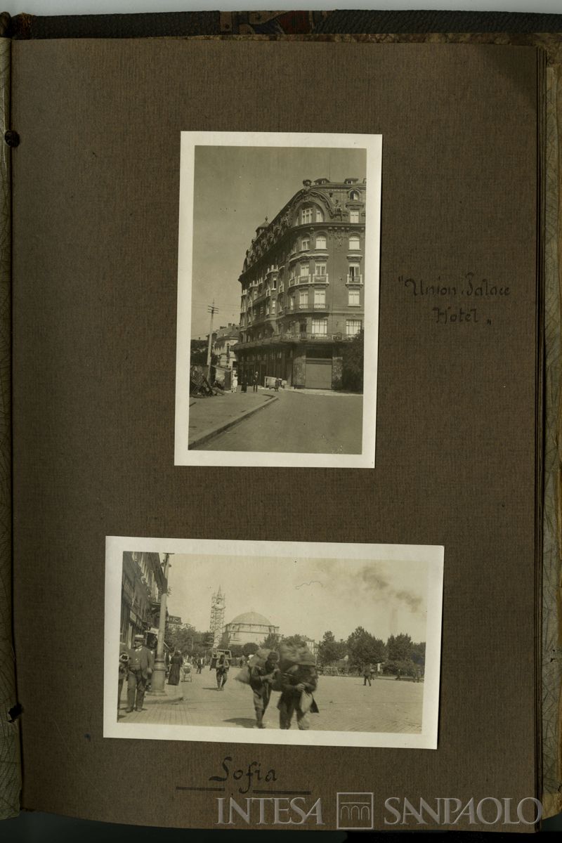 Album di viaggio nei Balcani di Toeplitz Lodovico e Rossi Adolfo, scorci di Sofia, 19 luglio 1919 - settembre 1919 (fotografo sconosciuto)