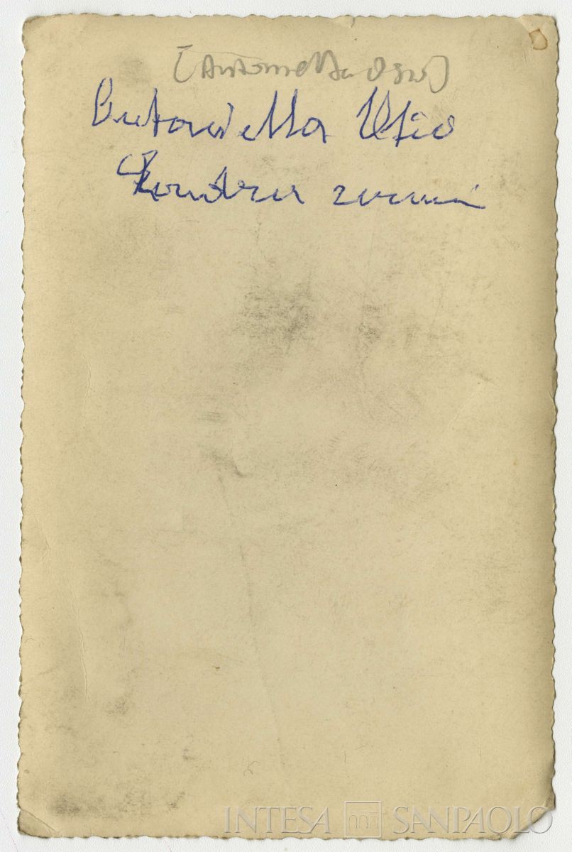 Nogara Osio Antonietta e bambini n.i., anni 1930 - 1940 (fotografo sconosciuto), verso