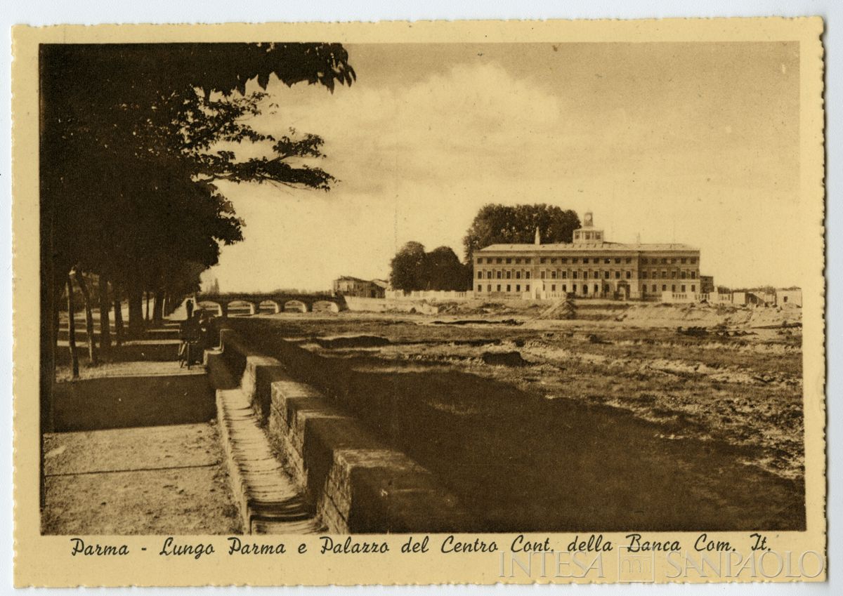 BCI, Parma: Centro Amministrativo Elettronico (C.A.E.), cartoline postali, ottobre 1941 - ottobre 1942 (fotografia di Libero Tosi)