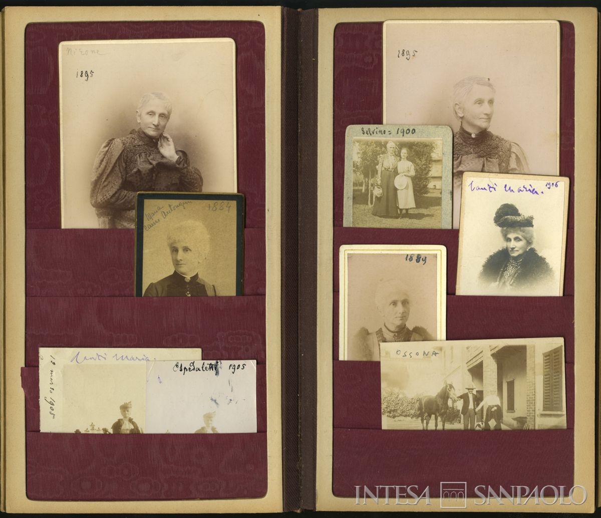 Album Canzi, cc. 4-5, fotografie nn. 11-19