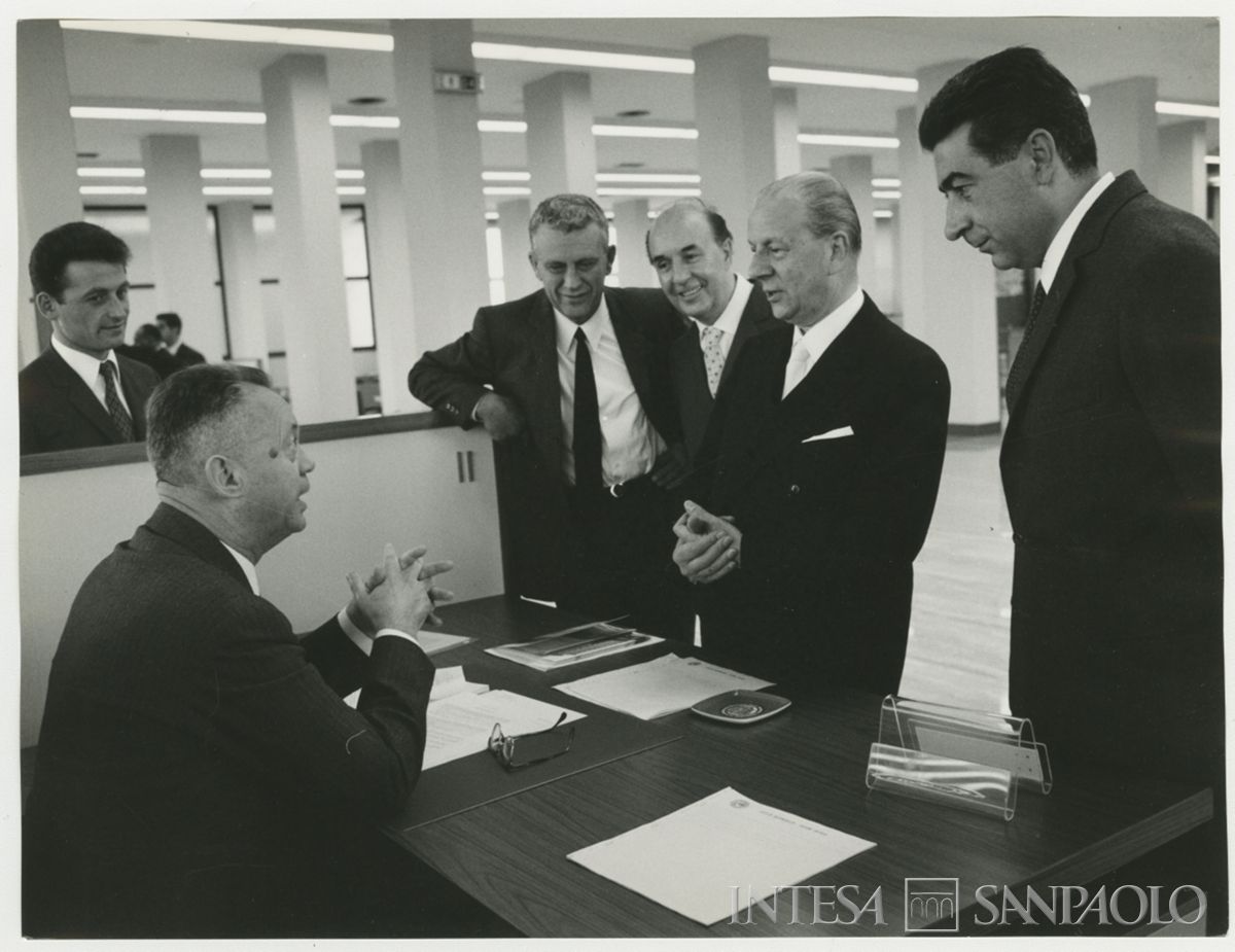 Ortocis: visita di Dell'Amore presso la nuova struttura, settembre - dicembre 1968 (Publifoto)