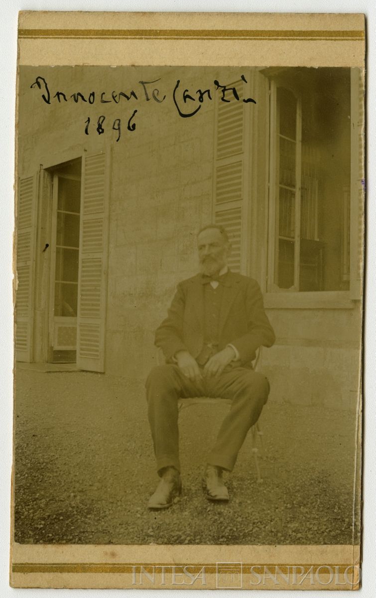 Innocente Canzi, zio di Luigi Canzi, 1893-1896 (fotografo sconosciuto)