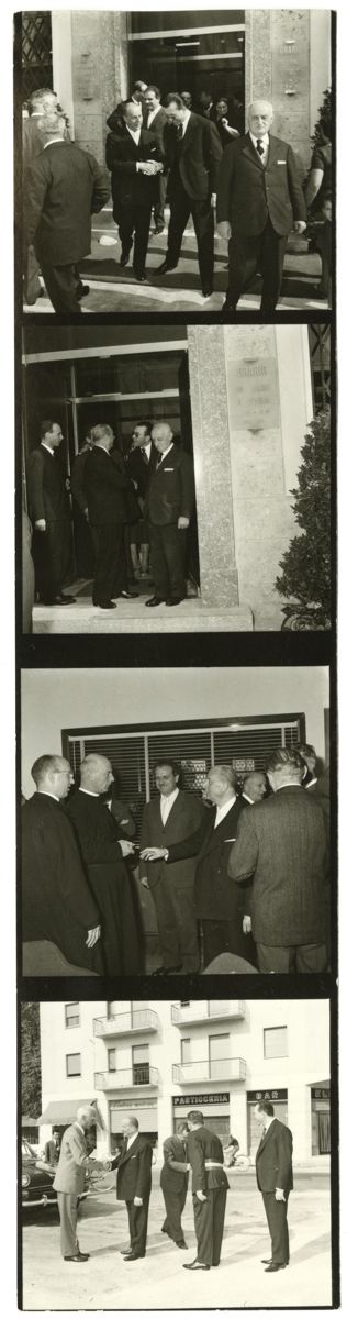 Inaugurazione della filiale Cariplo di Senago, ottobre 1962 (fotografo sconosciuto)