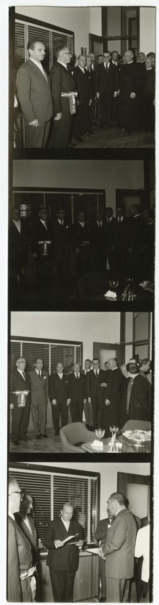 Inaugurazione della filiale Cariplo di Senago, ottobre 1962 (fotografo sconosciuto)