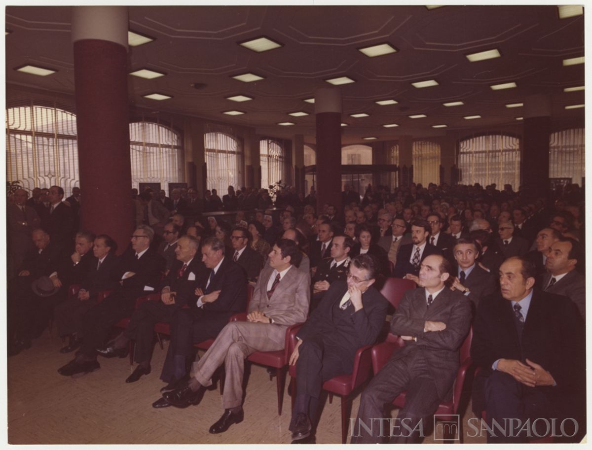 Inaugurazione della filiale Cariplo di Como, 27 gennaio 1973 (Benito Scannella)