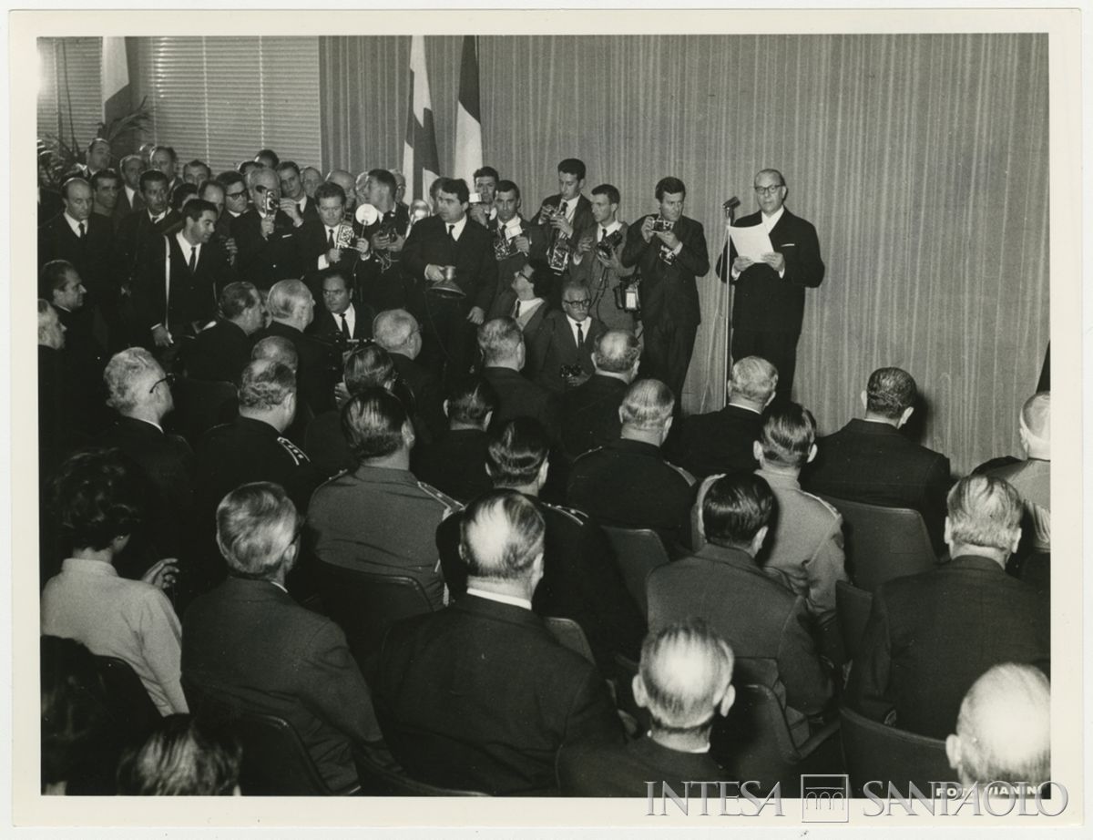 Mercato Ortofrutticolo: inaugurazione, 26 ottobre 1965 (Vianini)