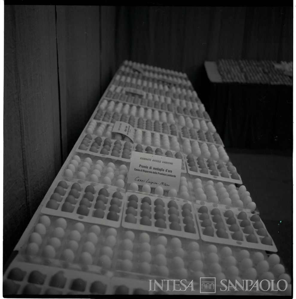 Varese, autobanca presso la XI Mostra internazionale avicola, 18- 22 maggio 1964 (fotografo sconosciuto)