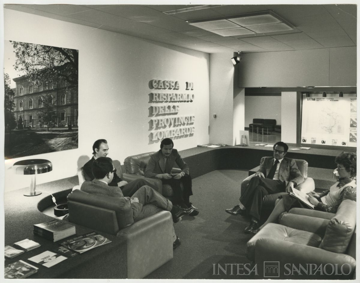 Milano, stand presso fiera n.i., 1978 (fotografo sconosciuto)