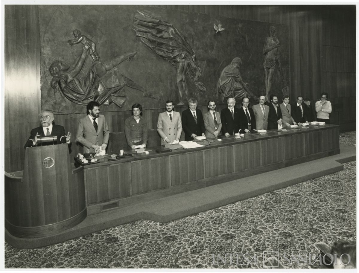 Cerimonia e mostra "Cariplo - Antartide '76", aprile - giugno 1976 (Foto A.P.G.)