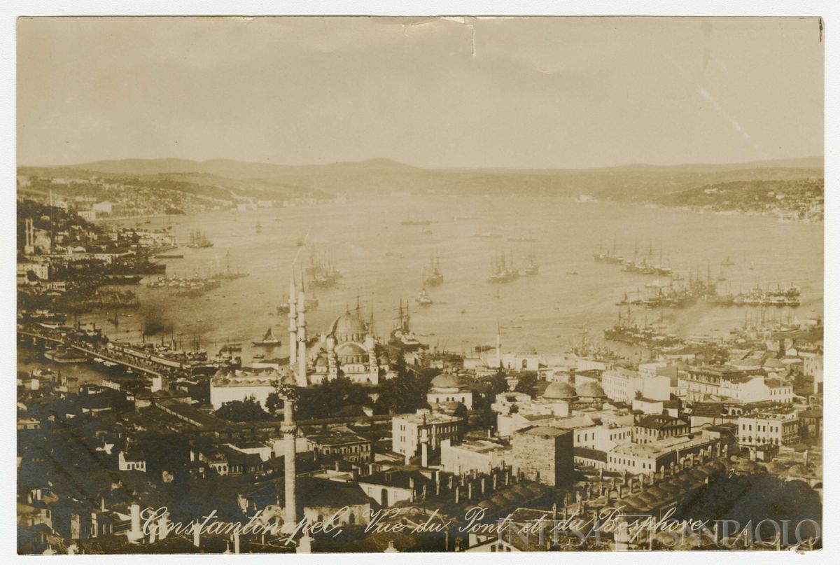 Costantinopoli e stretto del Bosforo, ultimo quarto 1800 - 1926 (fotografo sconosciuto)