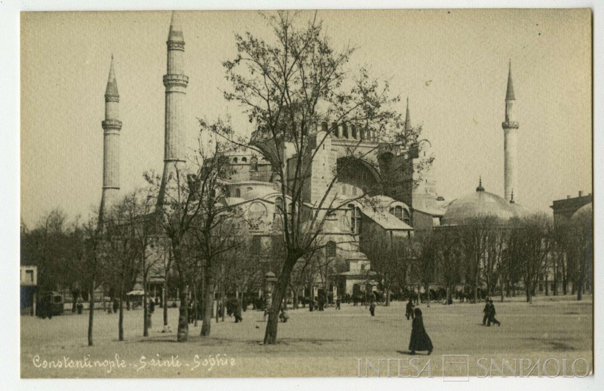 Interno della Basilica di Santa Sofia, ultimo quarto 1800 - 1926 (fotografo sconosciuto)