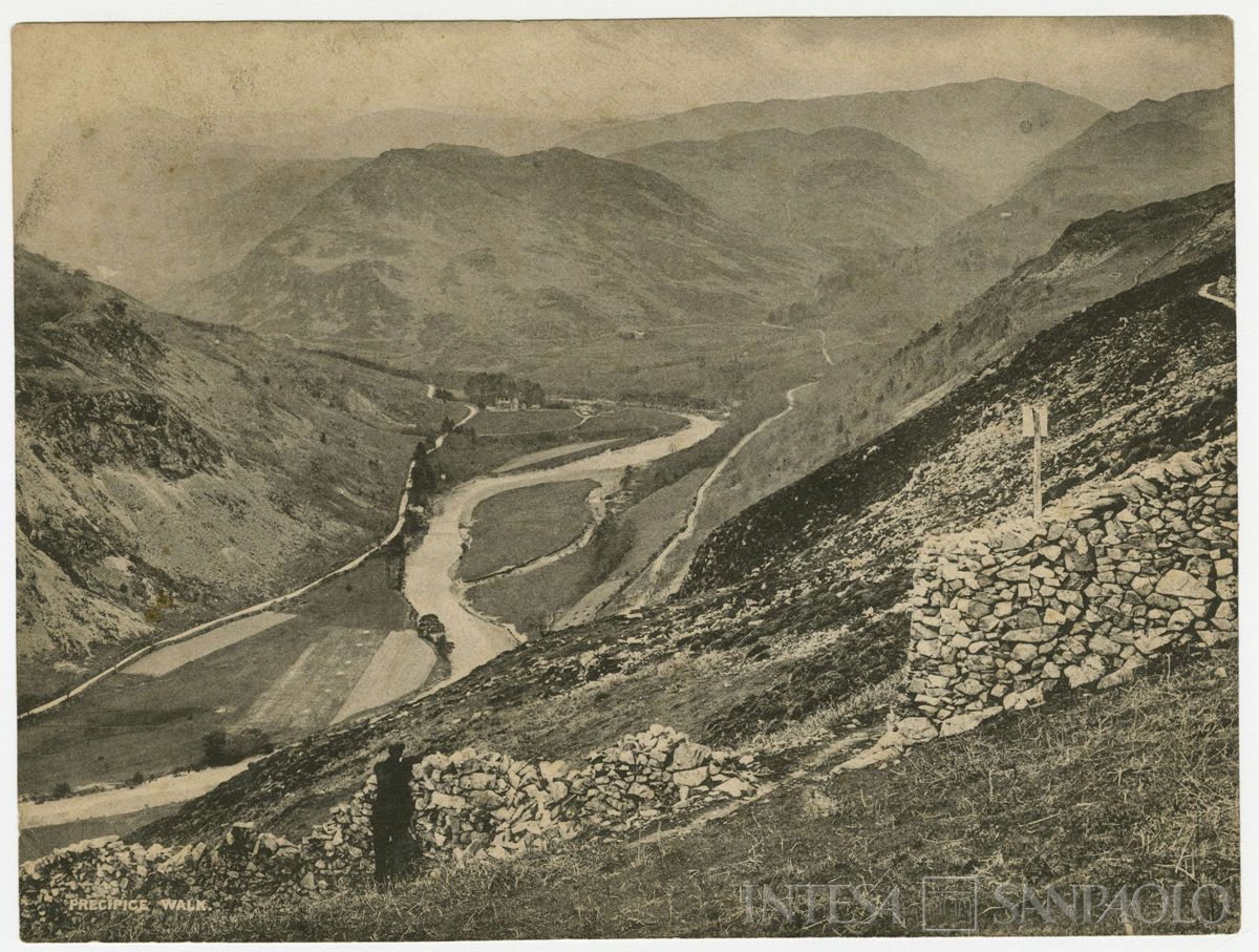 Dolgellau, il sentiero Precipice Walk, post 1898 - anni 1920 (fotografo sconosciuto)