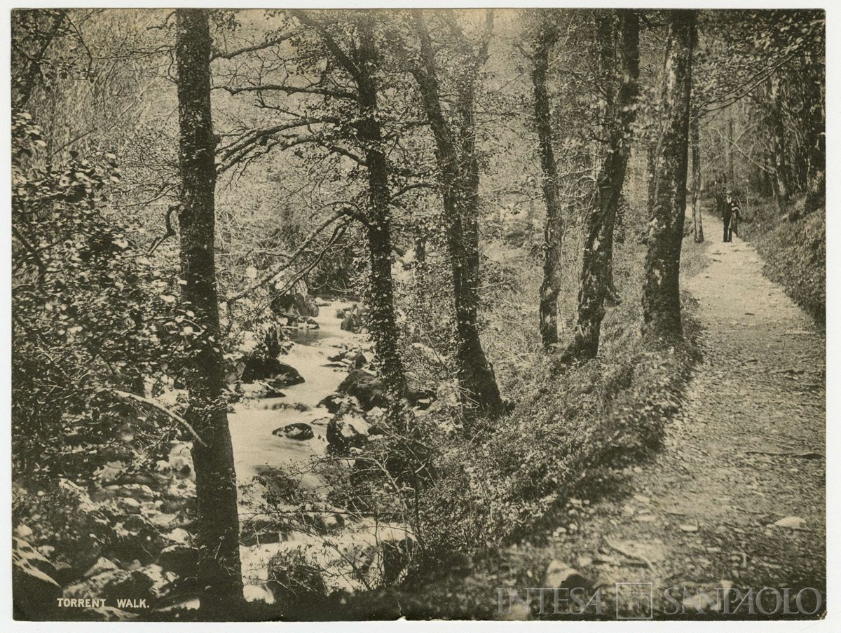 Dolgellau, il sentiero Torrent Walk, post 1898 - anni 1920 (fotografo sconosciuto)