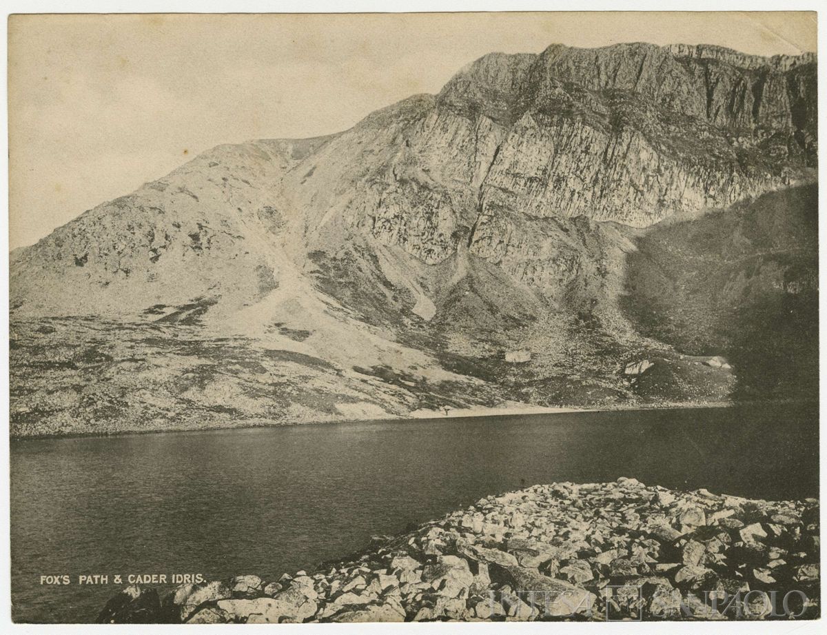 Galles, il sentiero Fox's path e la montagna Cader Idris, post 1898 - anni 1920 (fotografo sconosciuto)