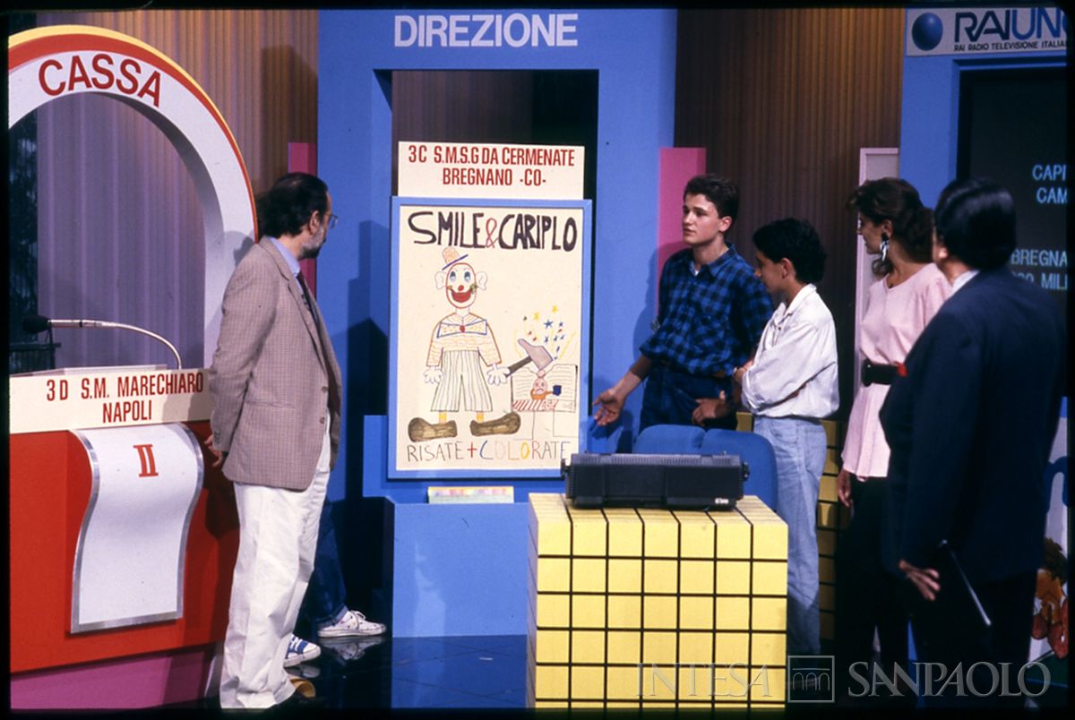 Econogioco 5: semifinale tra le classi di Napoli e Bregnano (Como), 5 giugno 1987