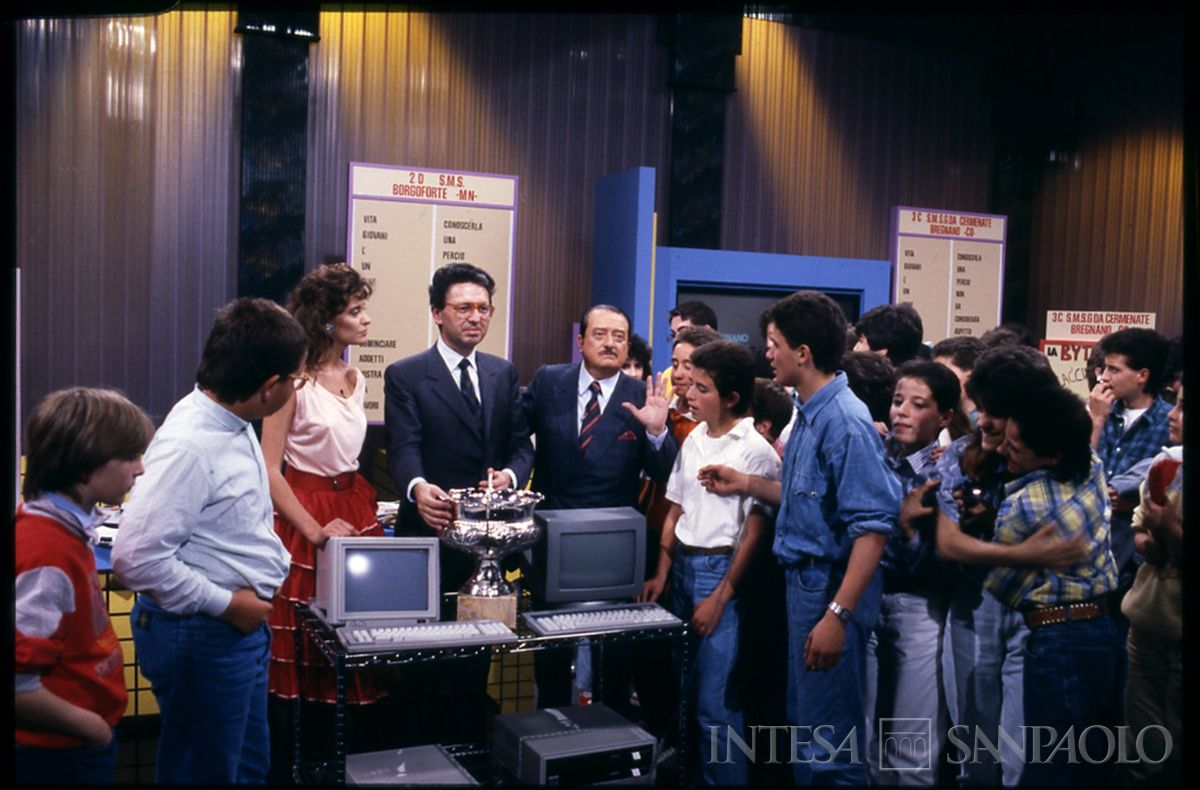 Econogioco 5: finale tra le classi di Bregnano (Como) e Borgoforte (Mantova), 10 giugno 1987