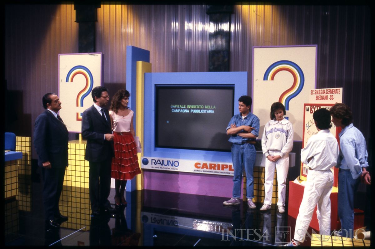 Econogioco 5: finale tra le classi di Bregnano (Como) e Borgoforte (Mantova), 10 giugno 1987