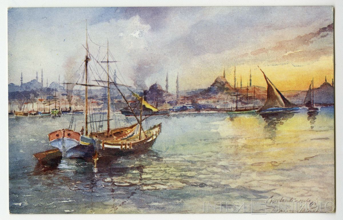 Costantinopoli e Corno d'Oro, ultimo quarto 1800 - 1926 (edizione E. F. Rochat)