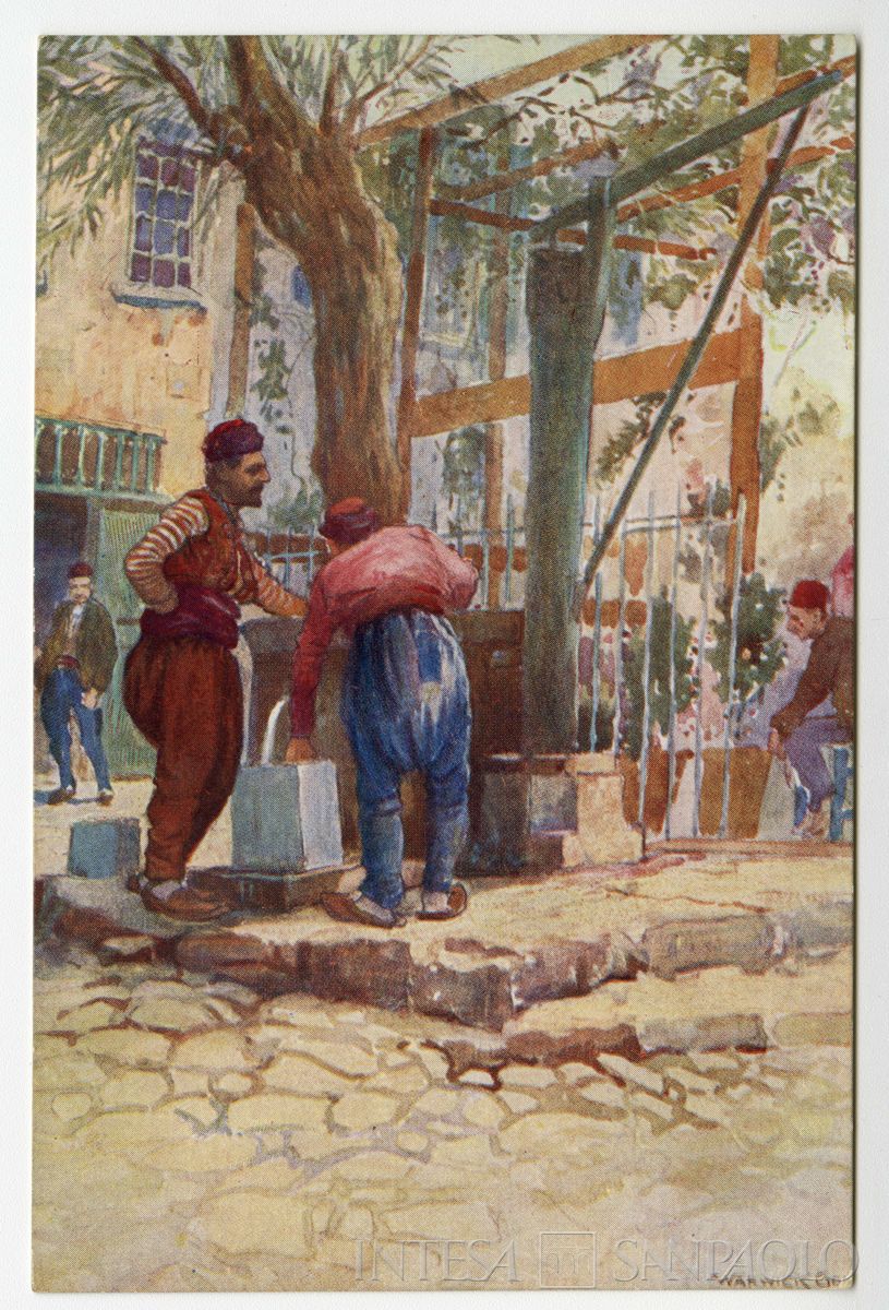 Fontana a Costantinopoli, ultimo quarto 1800 - 1926 (edizione di E. F. Rochat, illustrazione di Goble Warwick)