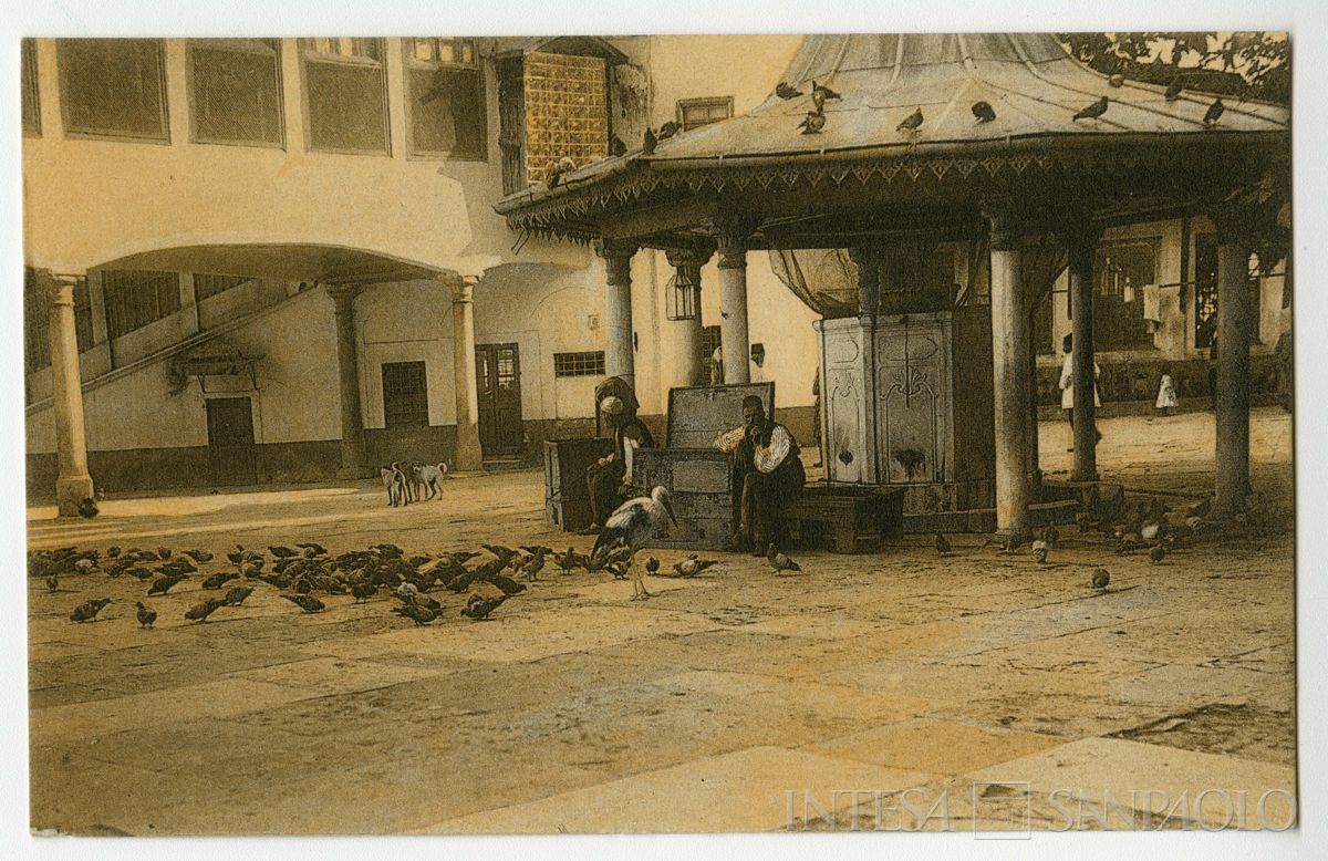 Moschea d'Eyüp a Costantinopoli, ultimo quarto 1800 - 1926 (edizione E. F. Rochat)