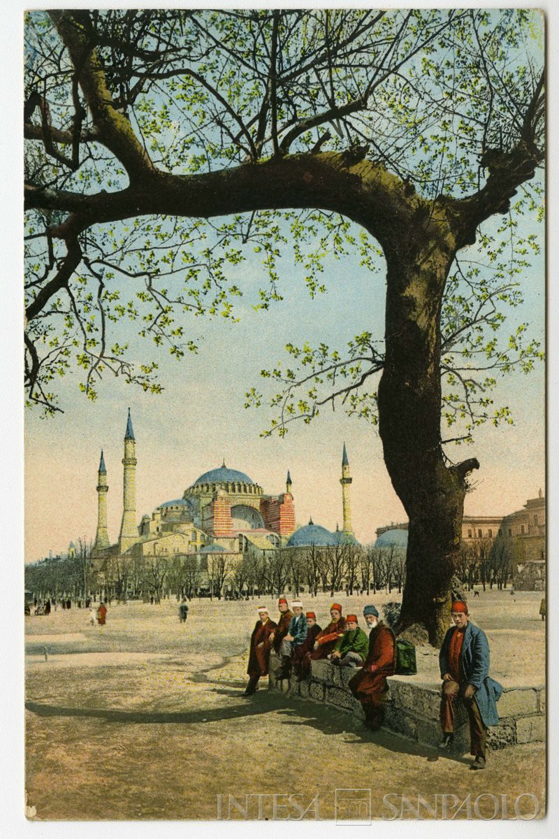 Basilica di Santa Sofia a Costantinopoli, ultimo quarto 1800 - 1926 (edizione E. F. Rochat)