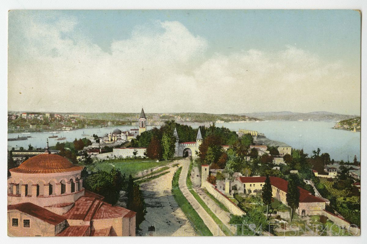 Porta del Serraglio a Costantinopoli, ultimo quarto 1800 - 1926 (edizione E. F. Rochat)