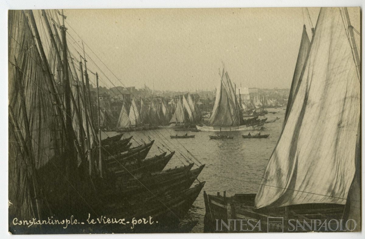 Porto di Costantinopoli, ultimo quarto 1800 - 1926 (fotografo sconosciuto)