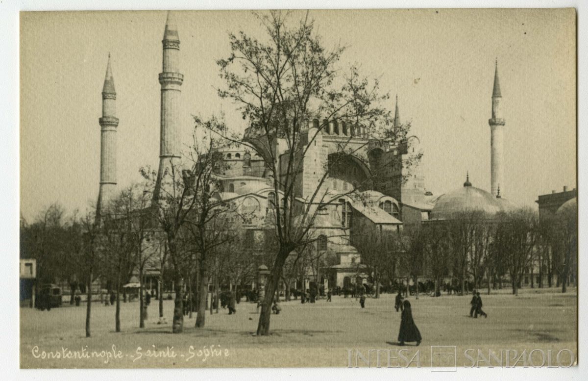 Basilica di Santa Sofia a Costantinopoli, ultimo quarto 1800 - 1926 (edizione E. F. Rochat)