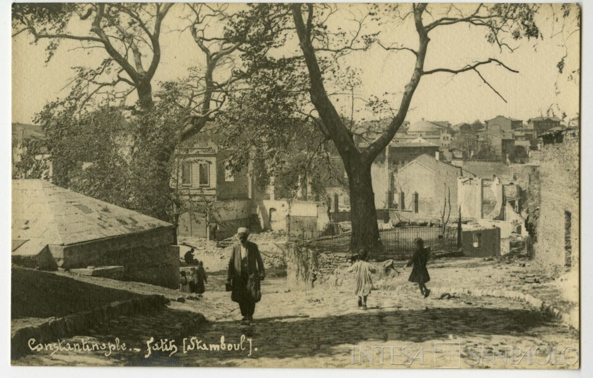 Distretto di Fatih a Costantinopoli, ultimo quarto 1800 - 1926 (fotografo sconosciuto)