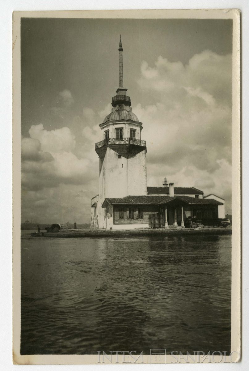 Torre di Leandro a Costantinopoli, ultimo quarto 1800 - 1926 (fotografo sconosciuto)