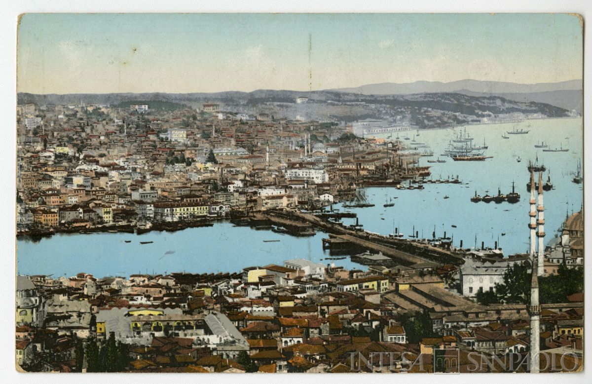 Vista di Costantinopoli, ultimo quarto 1800 - 1926 (fotografo sconosciuto)