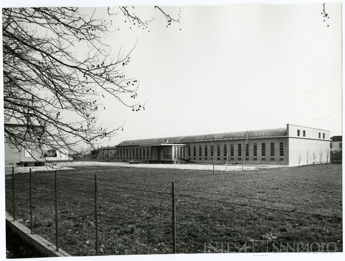 Vapra, Lodi: esterni, circa 1960 - 1963 (foto di Alfredo Pratelli)