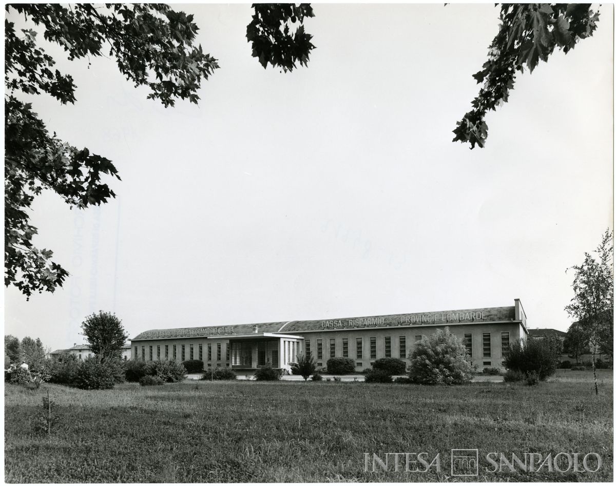 Magazzini Generali Fiduciari della Cariplo, Lodi: esterni, 1968 circa (foto di Publifoto)