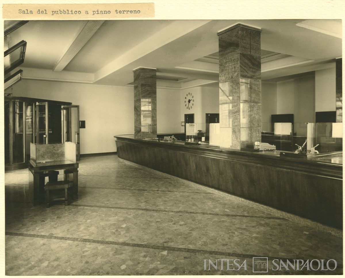 Inaugurazione della filiale Cariplo di Brescia, 06 - 07 luglio 1953 (foto di Cesare Allegri)