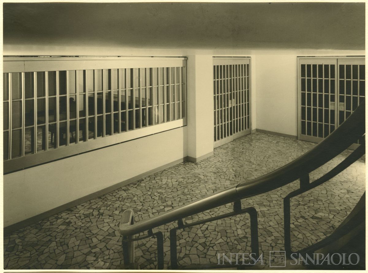 Inaugurazione della filiale Cariplo di Brescia, 06 - 07 luglio 1953 (foto di Cesare Allegri)