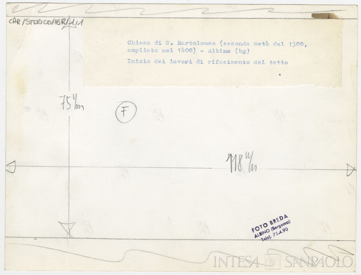 Albino, Chiesa di San Bartolomeo: verso n. 1