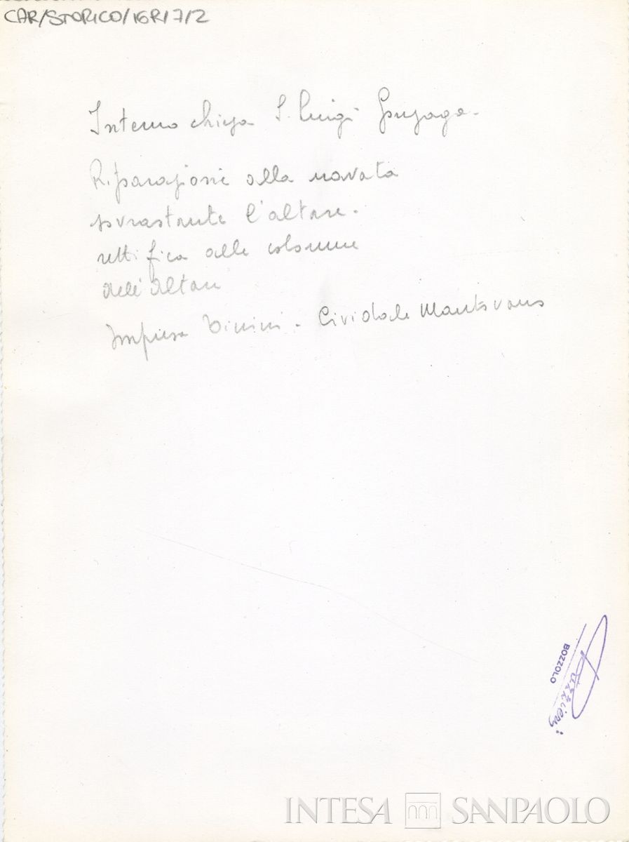 Bozzolo, Chiesa palatina di San Francesco: verso n. 2