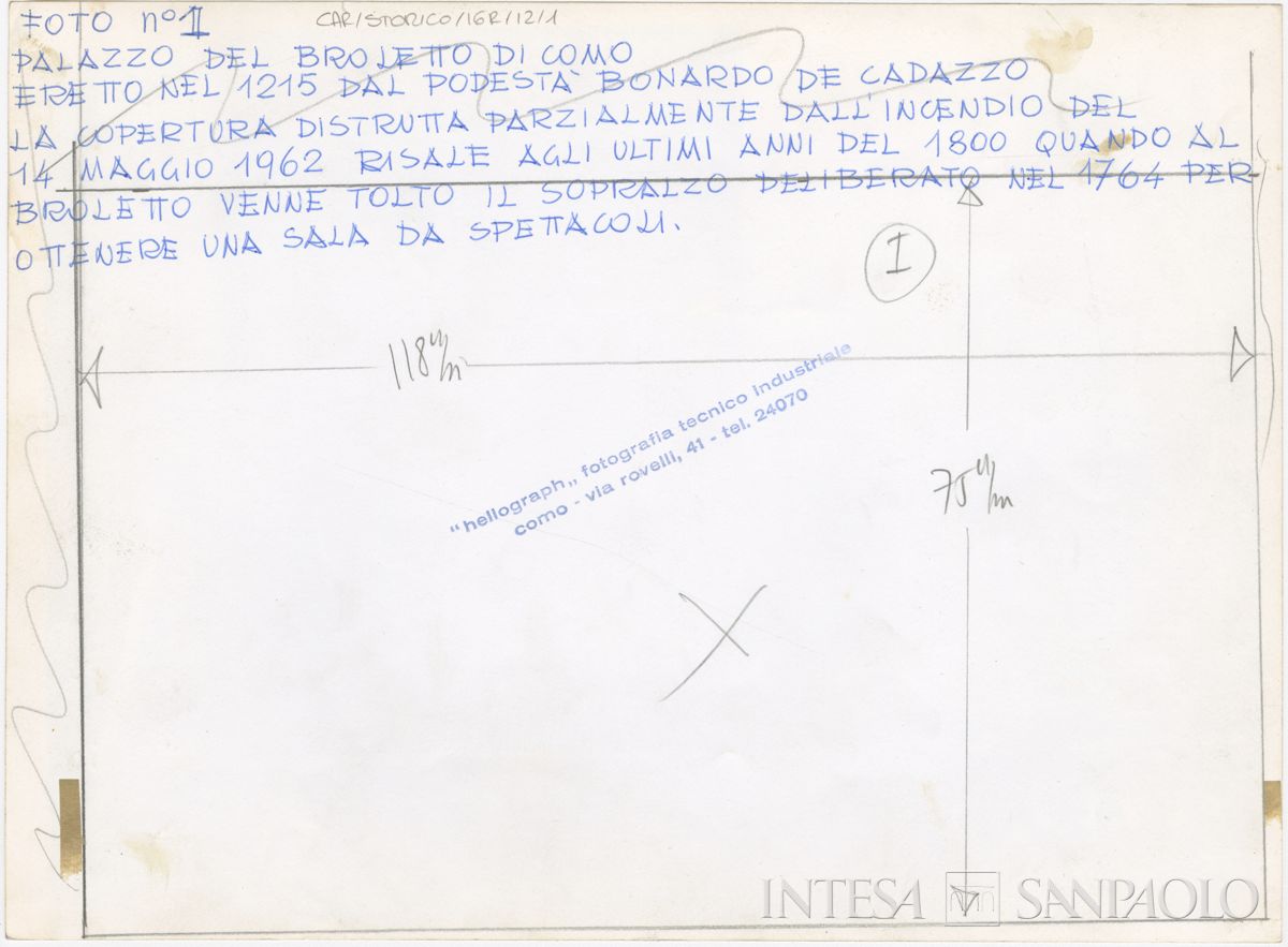 Como, Palazzo del Broletto: verso n. 1