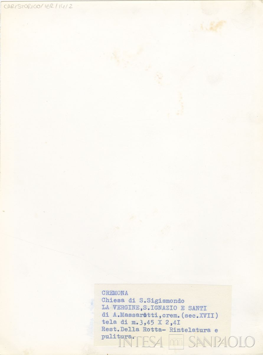 Cremona, Chiesa di San Sigismondo: verso n. 2