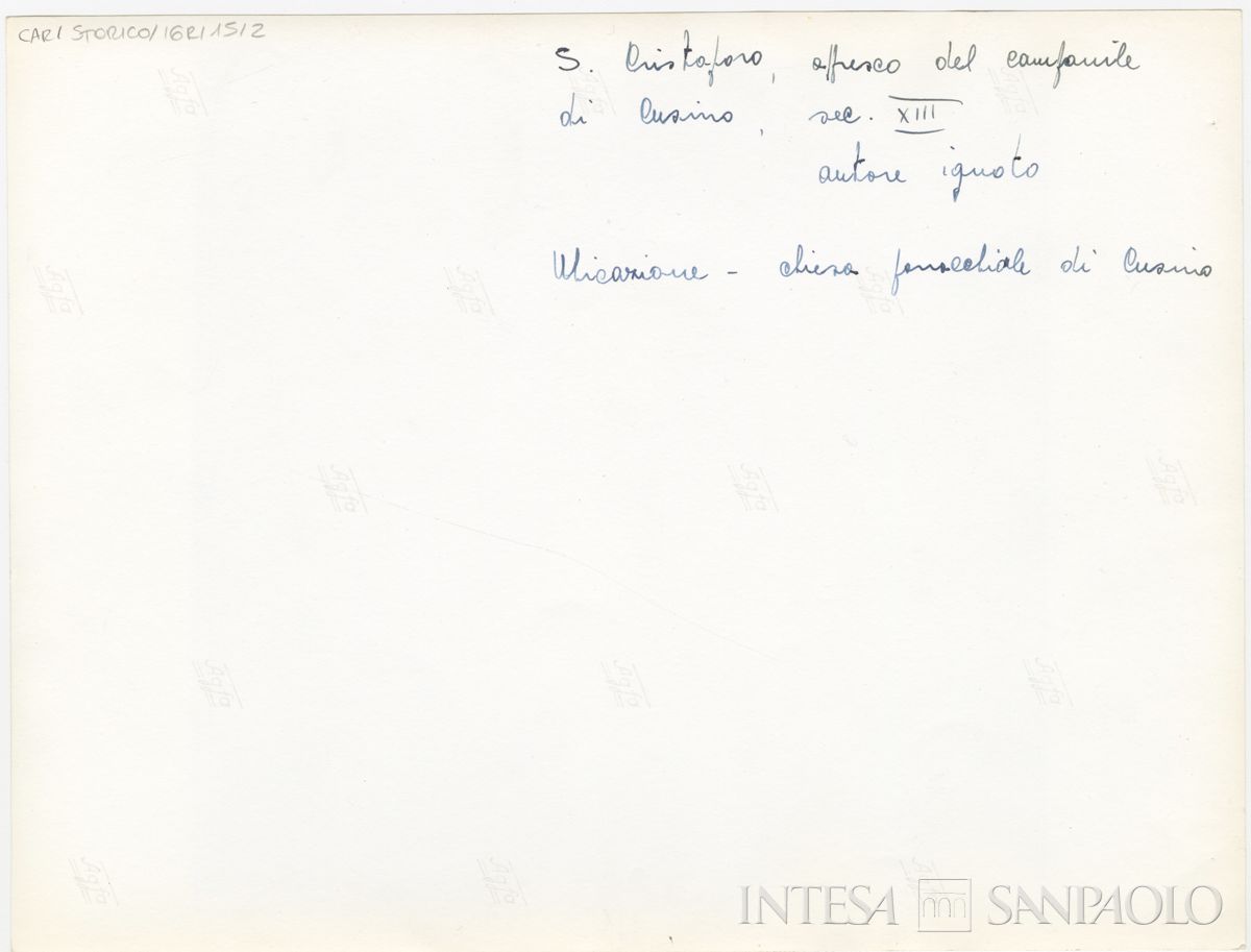 Cusino, Chiesa di San Bartolomeo Apostolo e Chiesa di San Giovanni Battista: verso n. 2