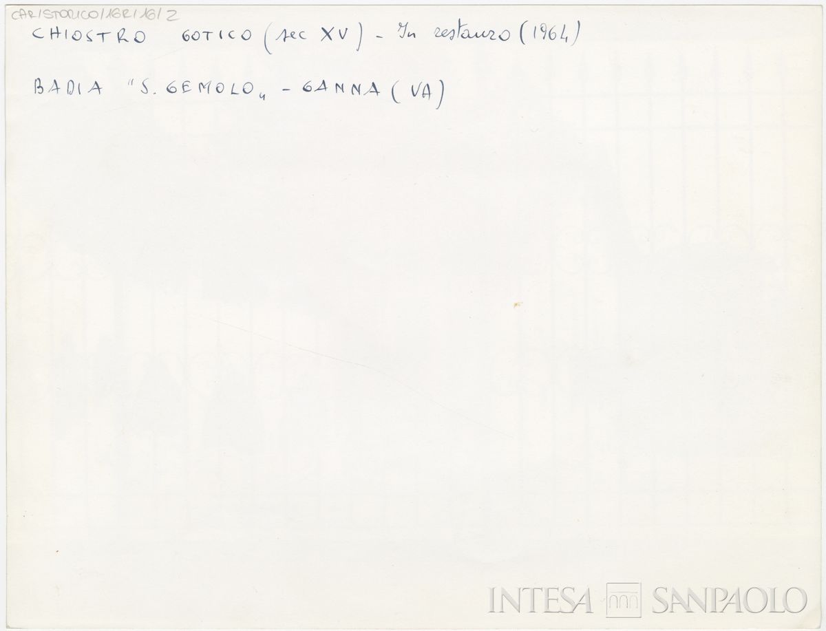 Ganna, Badia di San Gemolo: verso n. 2