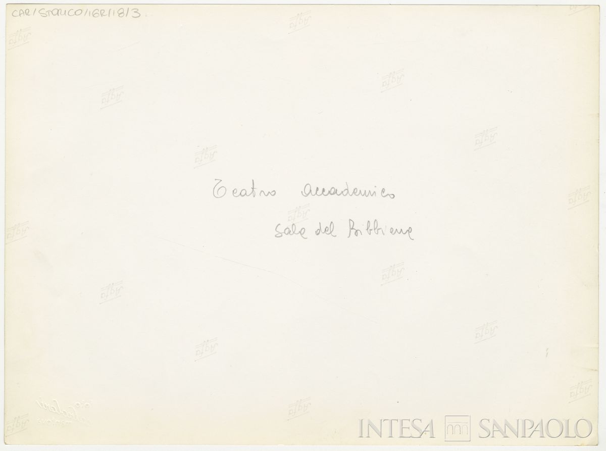 Mantova, Teatro Scientifico dell'Accademia: verso n. 3