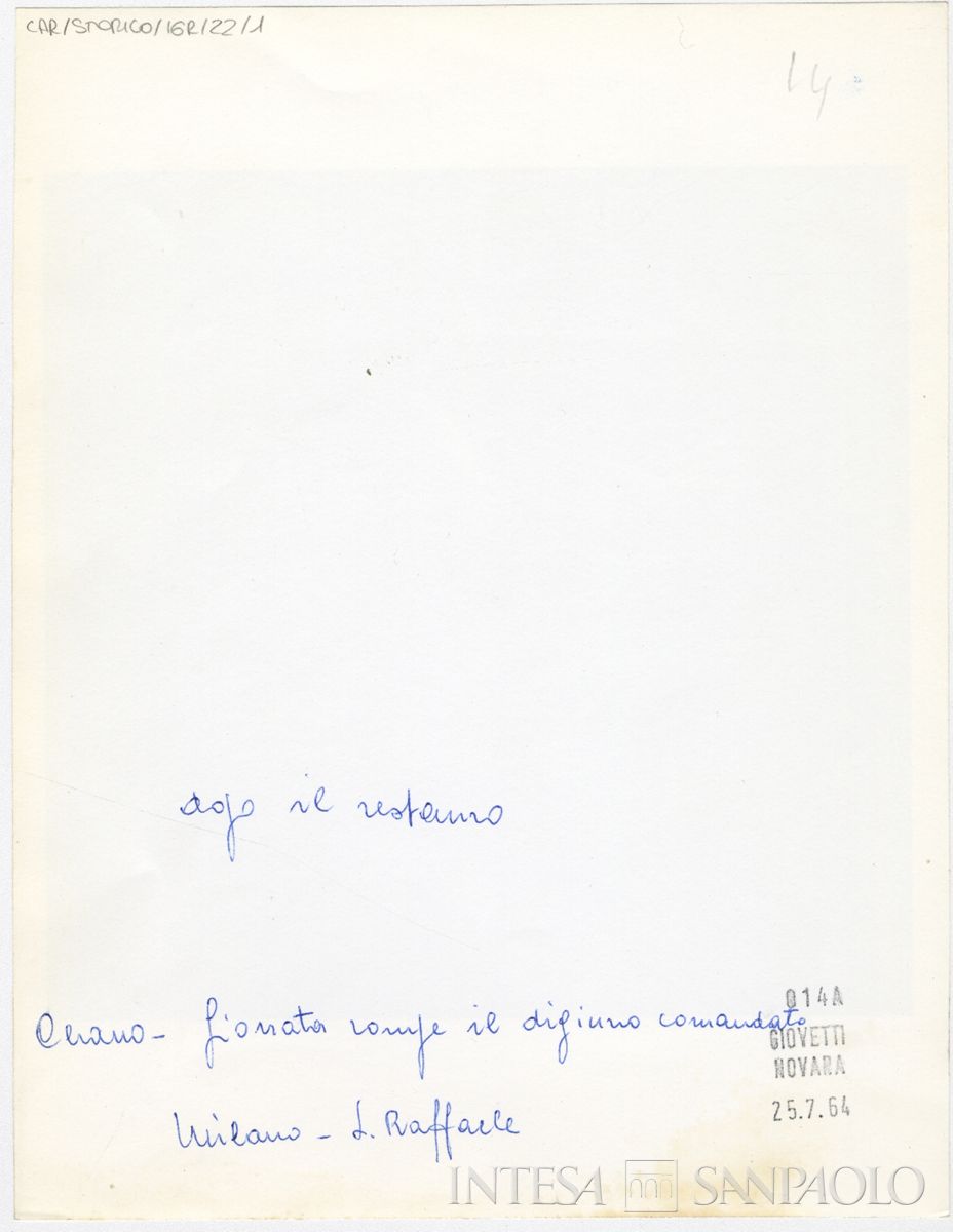 Milano, Chiesa di San Raffaele: verso