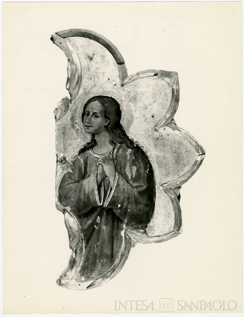 Novara, Battistero del Duomo: terminale destro del crocifisso dopo il restauro, 1962-1965 (foto di E. Bazzani)