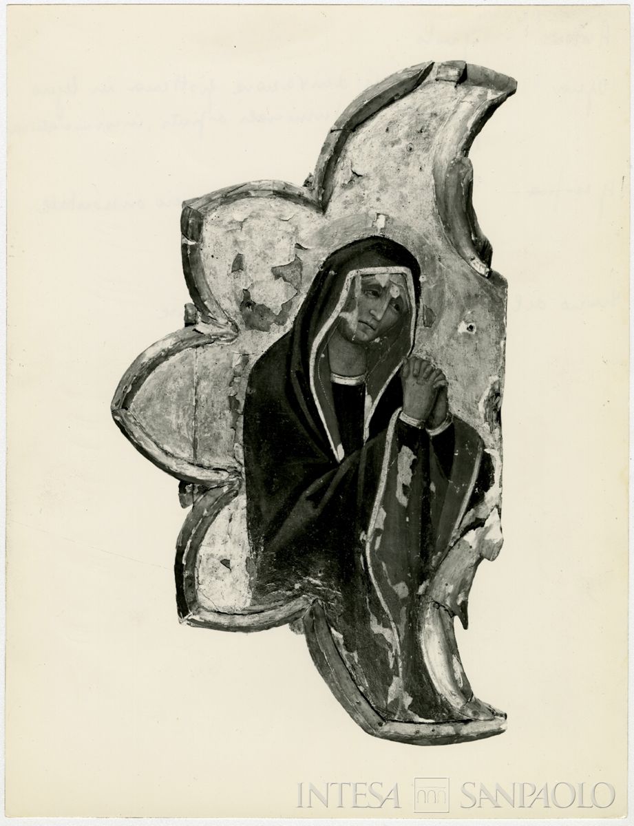 Novara, Battistero del Duomo: terminale sinistro del crocifisso dopo il restauro, 1962-1965 (foto di E. Bazzani)