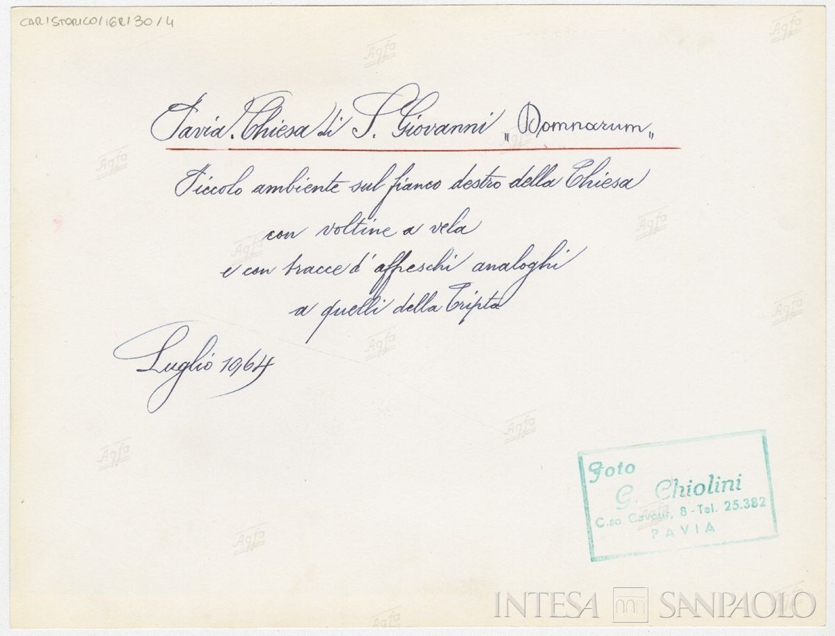 Pavia, Chiesa di San Giovanni Domnarum: verso n. 4